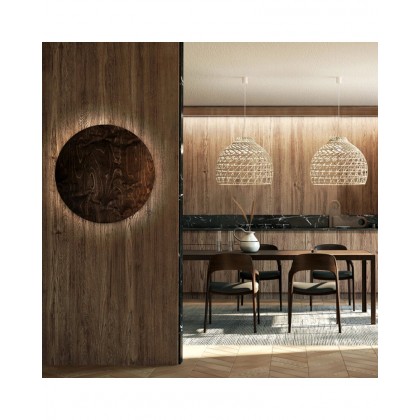 Світильник Nowodvorski 11292 Ring Timber Led XL 1x16W 3000K 290Lm IP20 Brown